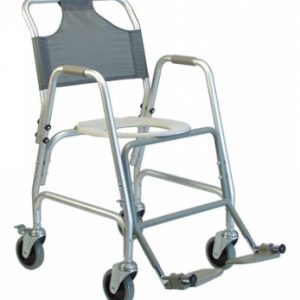 Deluxe Shower Transport Chair with Footrests