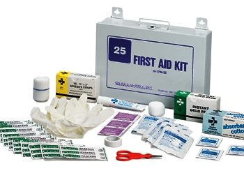 Stocked First Aid Kit - 25 person
