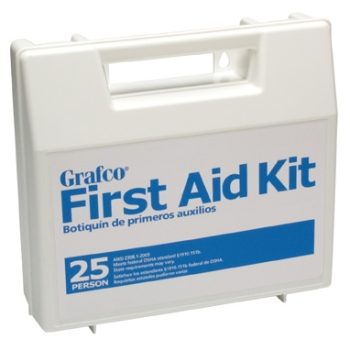 Stocked First Aid Kit - 25 person